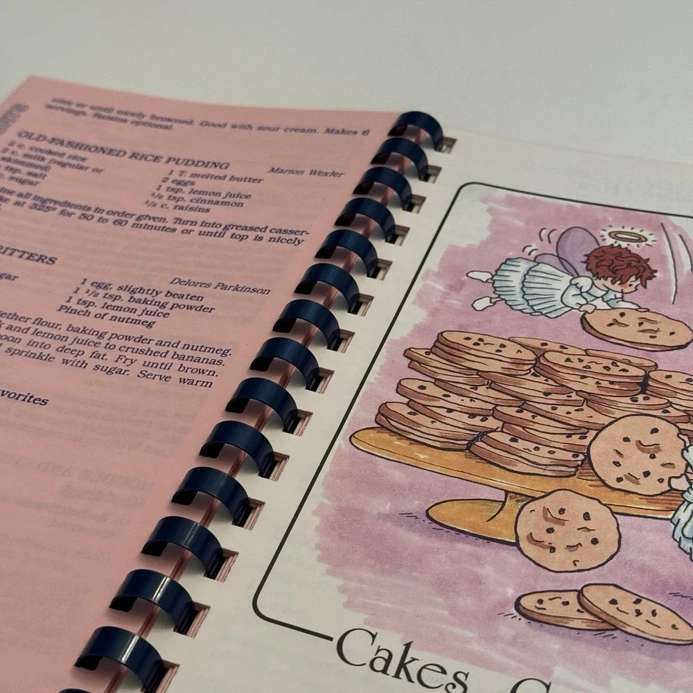 Oskaloosa Iowa 1st Pentecostal Church Cookbook Heavenly Delights Spiral Bound